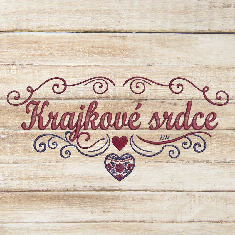 Krajkové srdce
