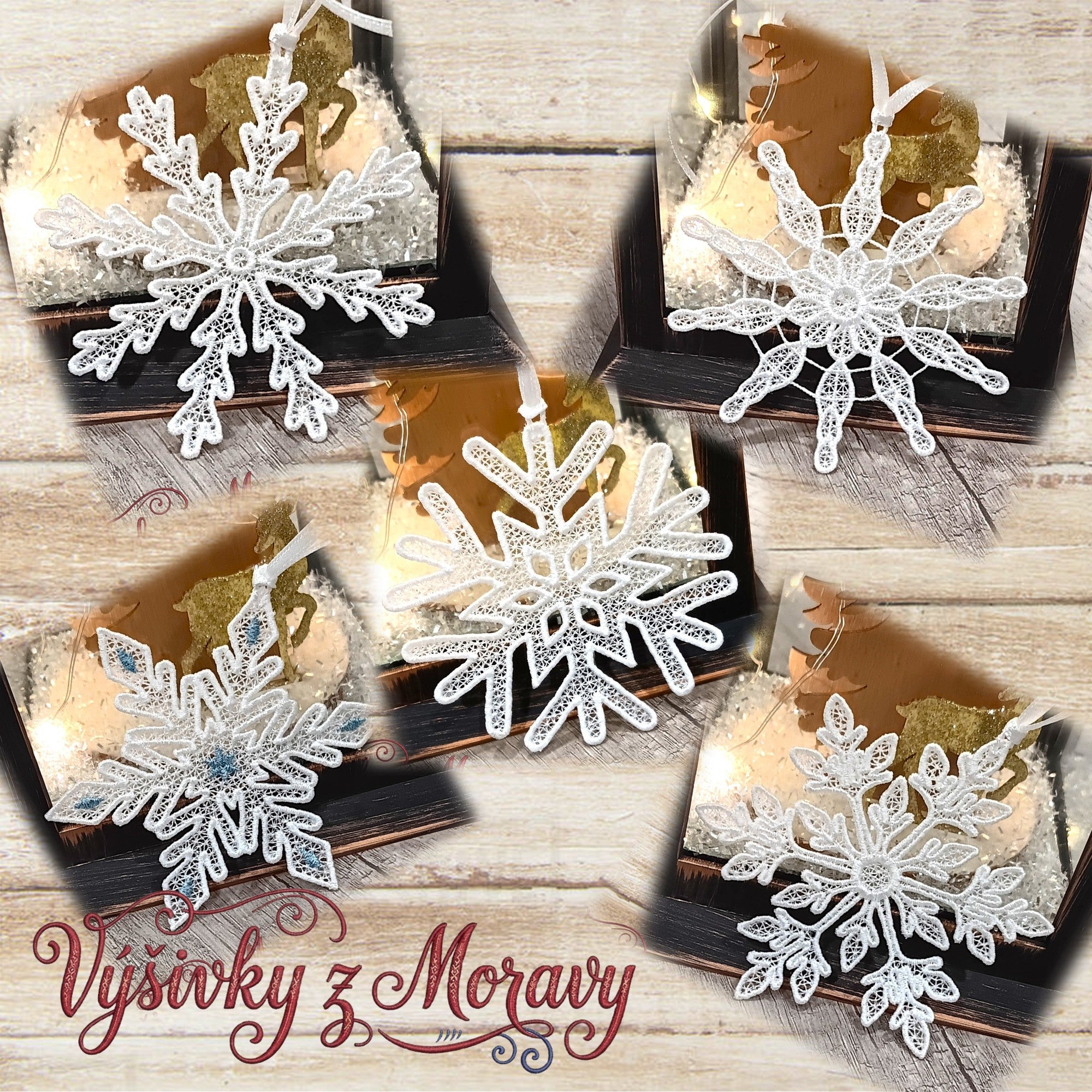 Krajkové vločky